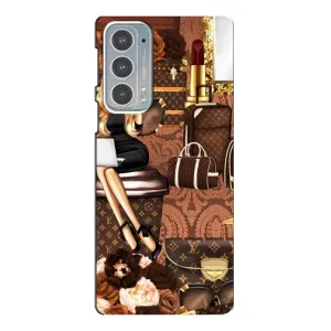 Чехол Стиль Louis Vuitton на Motorola Edge 20 (Мода Луи Виттон)