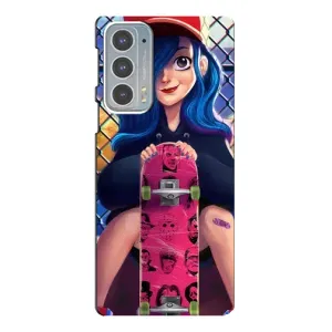 Чохол з картинкою Модні Дівчата Motorola Edge 20 (Модна Дівчинка)