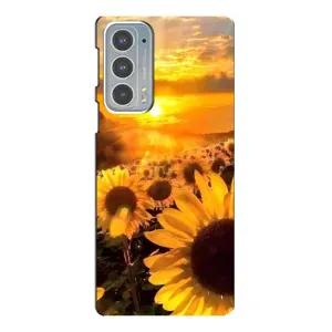 Чохол з Квітами для Motorola Edge 20 (поле соняшників)