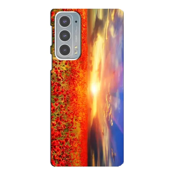Чехол с рисунком «Поле тюльпанов» для Motorola Edge 20 Чехол с рисунком «Поле тюльпанов» для Motorola Edge 20