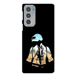 Чохол з картинкою "Герой Pubg" на Motorola Edge 20 (Пубг мен)