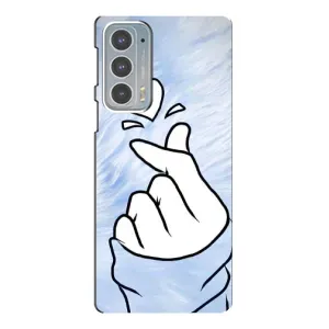 Чехлы (Знак сердечка) на Motorola Edge 20 (Сердечка знак)