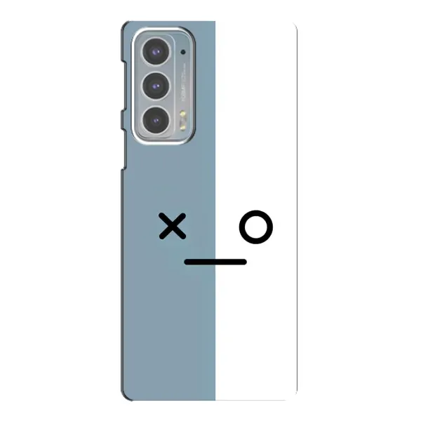 Чехол с рисунком «Серо-белый» для Motorola Edge 20 Чехол с рисунком «Серо-белый» для Motorola Edge 20