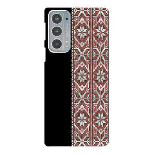 Силиконовый Чехол на Motorola Edge 20 с картинкой Вышиванки (Стильная вишиванка)