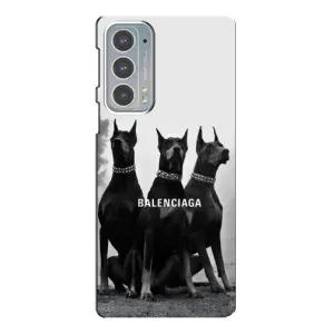 Чохол ДОБЕРМАН  для Motorola Edge 20 (Три добермана)