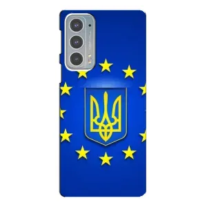 Чехол с Украинской символикой на Мото Едж 20 (Украина это Европа)