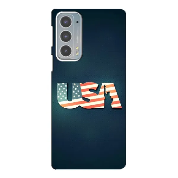 Чехол с рисунком «USA» для Motorola Edge 20 Чехол с рисунком «USA» для Motorola Edge 20