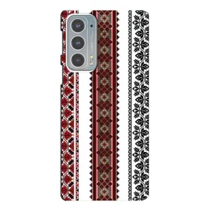 Силиконовый Чехол на Motorola Edge 20 с картинкой Вышиванки (Вышиваночки)