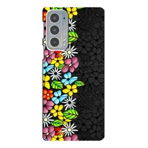 Чохол з Квітами для Motorola Edge 20 (Яскраві квіти)
