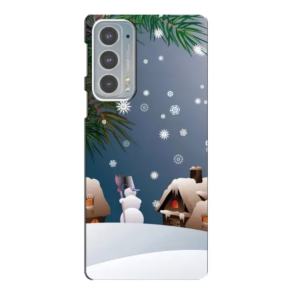 Чехол с рисунком «Зима» для Motorola Edge 20 Чехол с рисунком «Зима» для Motorola Edge 20
