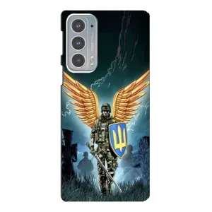 Патриотический Чехол для Motorola Edge 20 (ЗСУ з крильями)