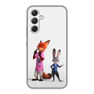 Силіконовий чохол з принтом Зоотрополіс для Motorola Edge 30 Pro (Джуді і Нік)
