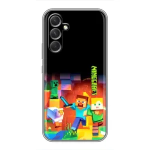 Чехлы для Motorola Edge 30 Pro (Персонажи Майн Крафт) (Герой Майнкрафт)