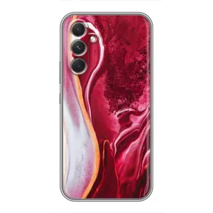 Чохли з тематикою "Мрамор" на Motorola Edge 30 Pro (Червоний мрамор)