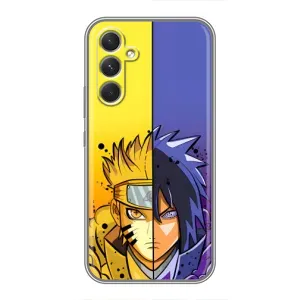Купить Чехлы на телефон с принтом Anime для Motorola Edge 30 Pro (Naruto Vs Sasuke)