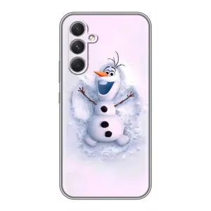 Чохол з зимовим принтом для Motorola Edge 30 Pro (Сніговик Олов)