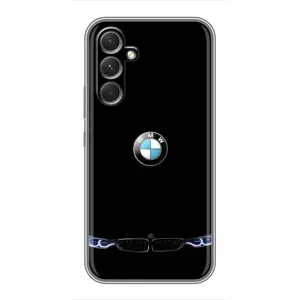 Силиконовый бампер с картинкой машины на Motorola Edge 30 (Черный BMW)