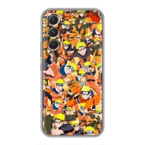 Чехлы с принтом Наруто на Motorola Edge 30 (Коллаж Наруто)
