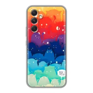 Силиконовый чехол с котиком для Motorola Edge 30 (Mew)