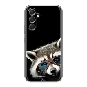 Силиконовый Чехол с Енотами на Motorola Edge 30 (Стильный Енот)