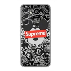 Чехол с Брендами одежды на МОТОРОЛА ЭДЖ 30 (Supreme Маус)