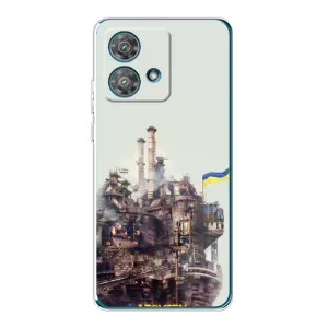 Чехлы на военную тематику для Motorola Edge 40 Neo (Азовсталь)