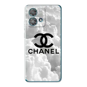 Чехол с Брендами одежды на Моторола Мото едж 40 нео (CHANEL)