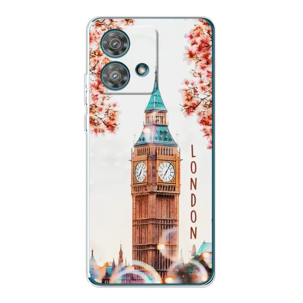 Чехол с рисунком «Часы Лондон» для Motorola Edge 40 Neo Чехол с рисунком «Часы Лондон» для Motorola Edge 40 Neo