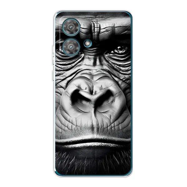 Чехол с рисунком «Черная обезьяна» для Motorola Edge 40 Neo Чехол с рисунком «Черная обезьяна» для Motorola Edge 40 Neo