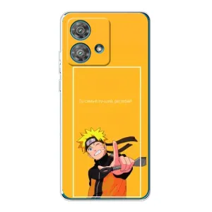 Чехлы с принтом Наруто на Motorola Edge 40 Neo (Даттебаё)