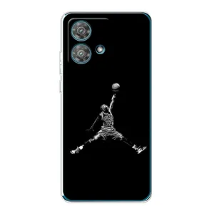 Силиконовый Чехол Nike Air Jordan на Моторола Мото едж 40 нео (Джордан)