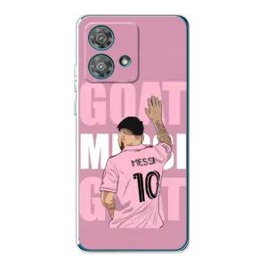 Чехлы Лео Месси в Майами на Motorola Edge 40 Neo (GOAT MESSI)