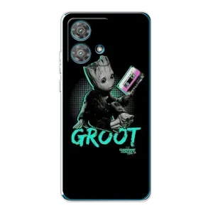 Чехол Супергерои Марвел на Моторола Мото едж 40 нео (Groot)