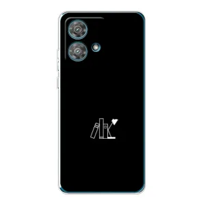 Чехол с картинками на черном фоне для Motorola Edge 40 Neo (Книжки)