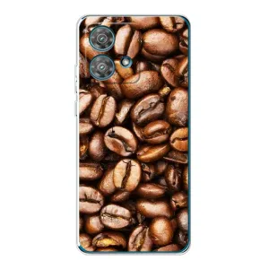 Чехол с изображением вкусной еды для Motorola Edge 40 Neo (Кофе)