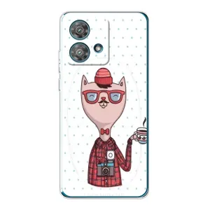 Чехол на тематику: Коты для Motorola Edge 40 Neo (Кот аристократ)