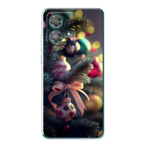 Чехлы на Новый Год Motorola Edge 40 Neo (Красивая елочка)