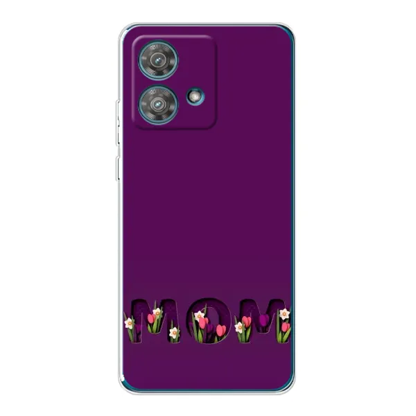 Чехол с рисунком «Мама с цветами» для Motorola Edge 40 Neo Чехол с рисунком «Мама с цветами» для Motorola Edge 40 Neo