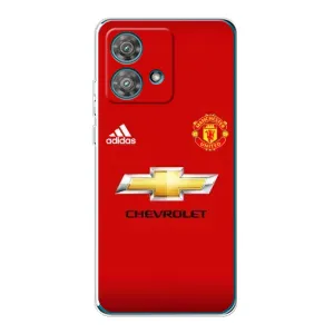 Силиконовые Чехлы принт Футбол на Motorola Edge 40 Neo (Man United)