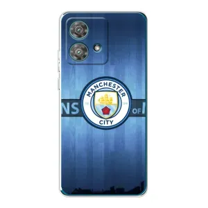 Силиконовые Чехлы принт Футбол на Motorola Edge 40 Neo (ManCity)