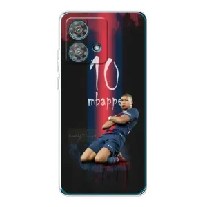Чехол (TPU) с Футболистом на Motorola Edge 40 Neo (MBAPPE 10)