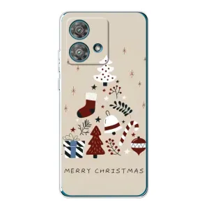 Чехол Санта Клаус для Motorola Edge 40 Neo (Merry Christmas)