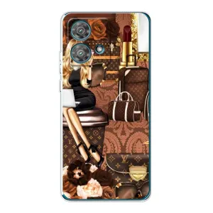 Чохол Стиль Louis Vuitton на Motorola Edge 40 Neo (Мода Луі Віттон)