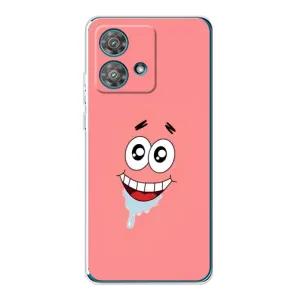 Чехлы с Патриком на Motorola Edge 40 Neo (Мордочка Патрика)