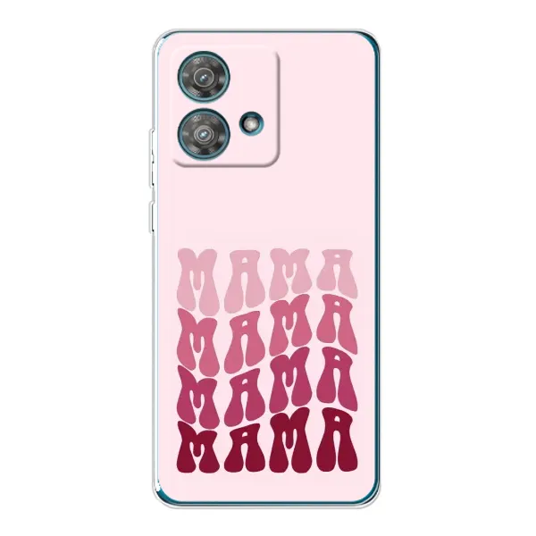 Чехол с рисунком «Надпись мама» для Motorola Edge 40 Neo Чехол с рисунком «Надпись мама» для Motorola Edge 40 Neo