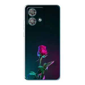 Чехлы с принтом Розочки для Motorola Edge 40 Neo (Ночная роза)