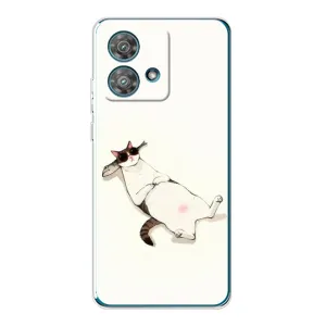 Чехол на тематику: Коты для Motorola Edge 40 Neo (Отдых)