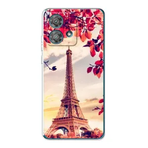 Чехол с Эйфелевой башней на Motorola Edge 40 Neo (Paris photo)