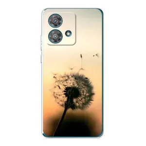 Силиконовый Чехол с одуванчиками на Motorola Edge 40 Neo (Роздумаханый одуванчик)