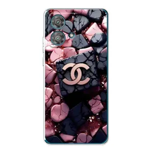 Чехол (Dior, Prada, YSL, Chanel) для Motorola Edge 40 Neo (Шанель)
